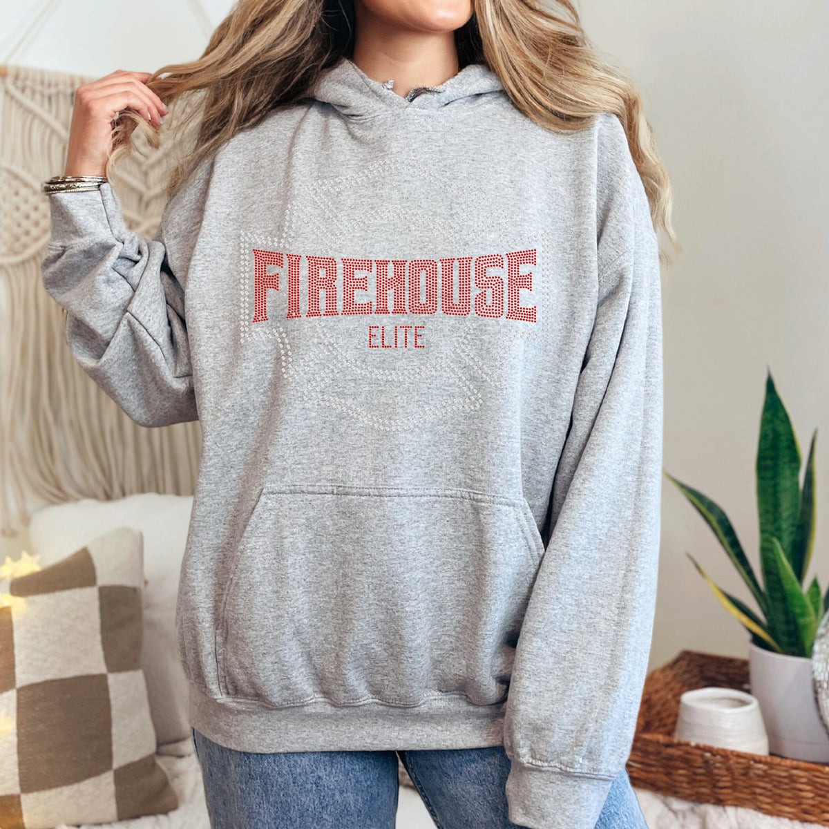 FE Badge Logo Hooded Sweatshirt