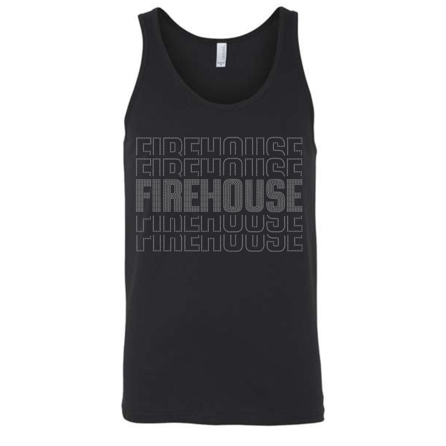 Stacked Firehouse Rhinestone - Crystal