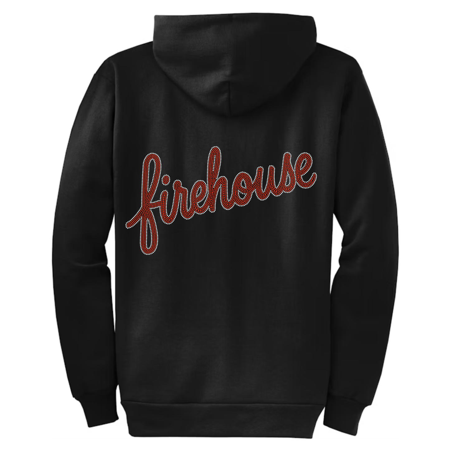 Firehouse Elite Rhinestone Script- Red