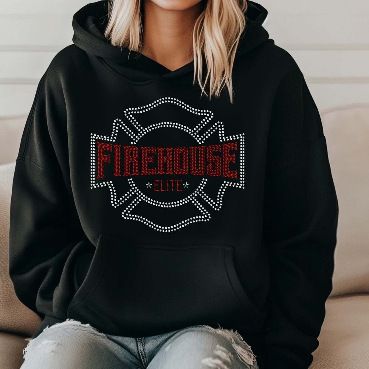 FE Badge Logo Hooded Sweatshirt