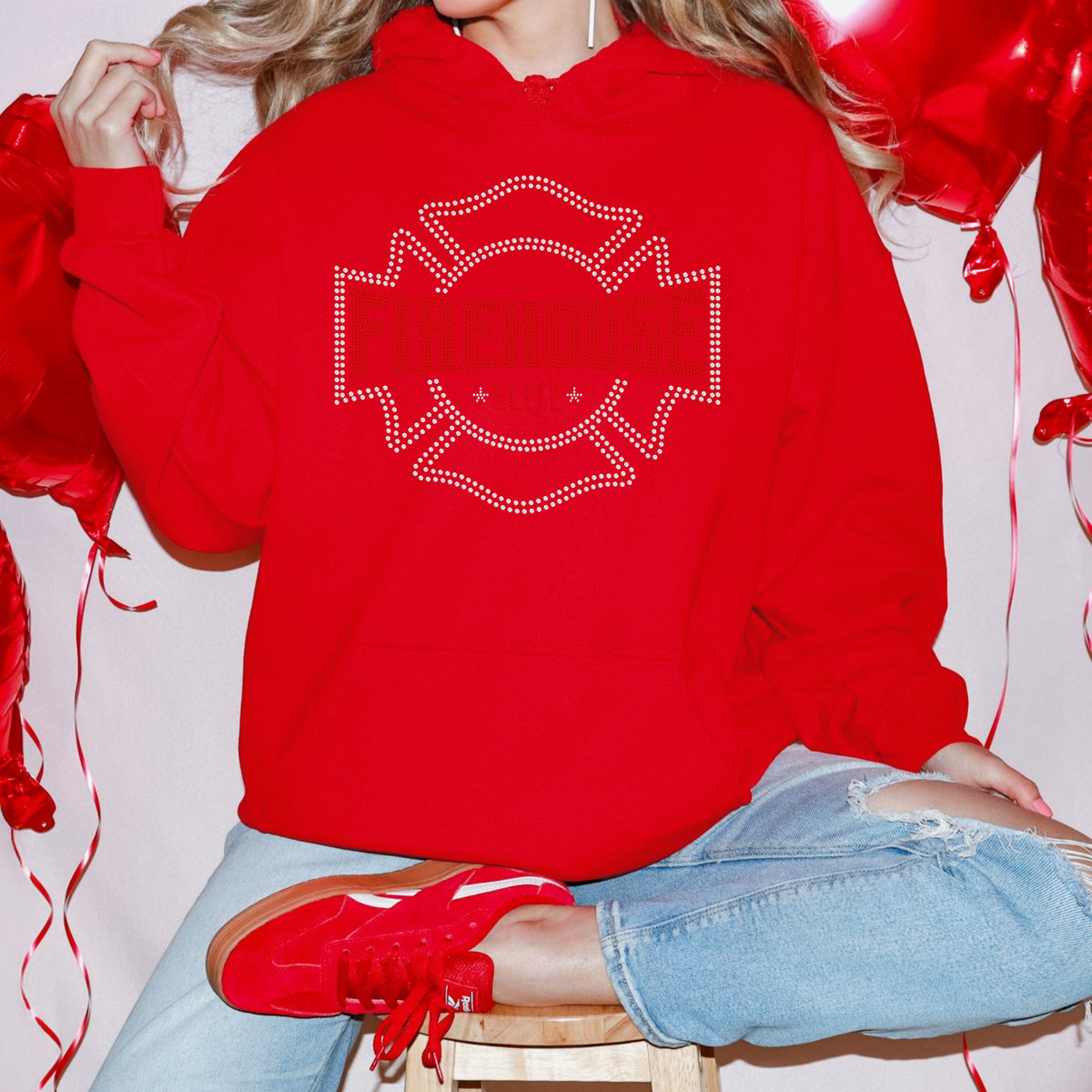 FE Badge Logo Hooded Sweatshirt