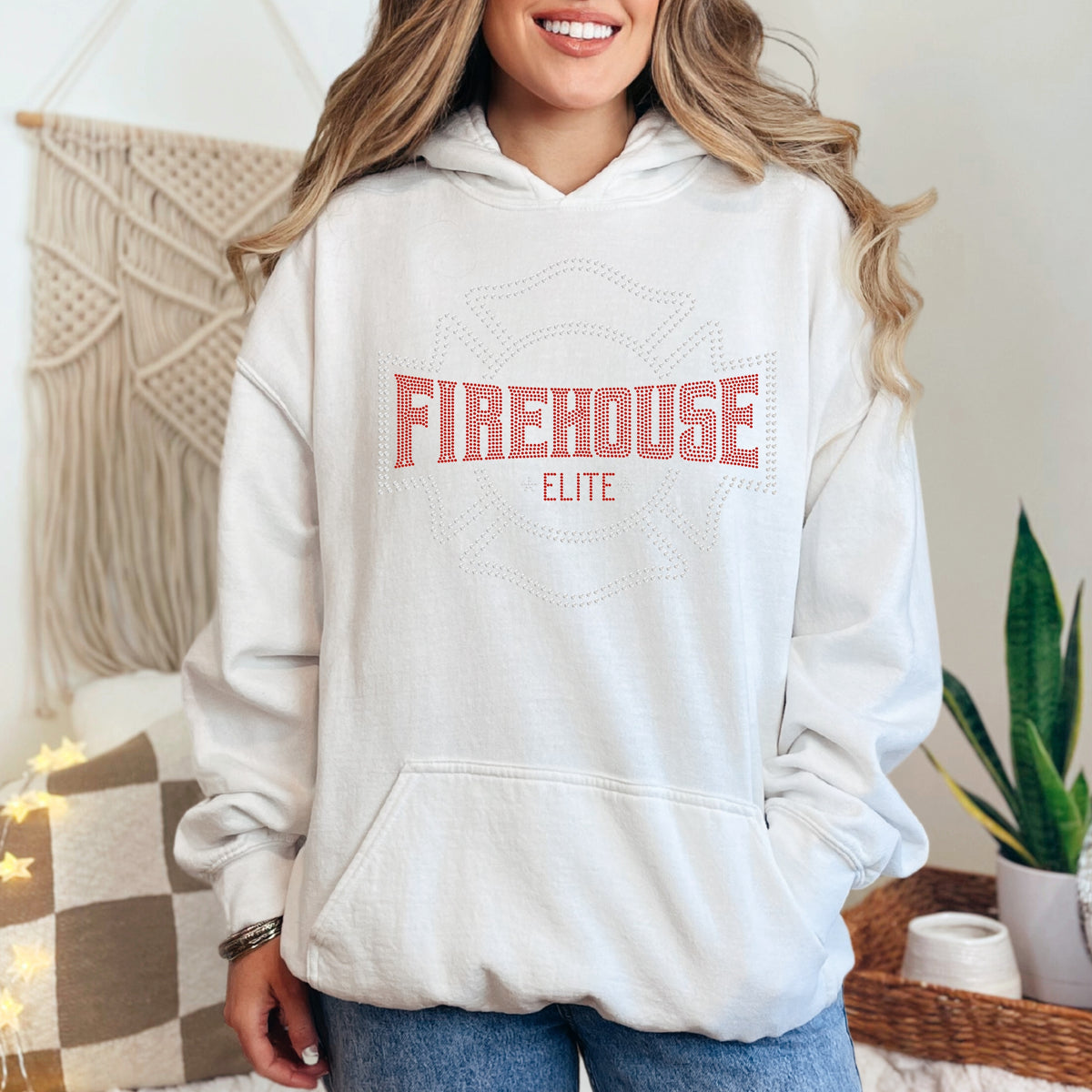 FE Badge Logo Hooded Sweatshirt