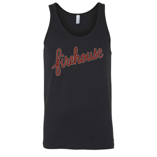 Firehouse Elite Rhinestone Script- Red
