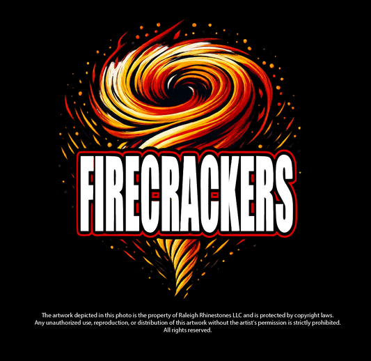 Firecrackers Bling Sports Bra