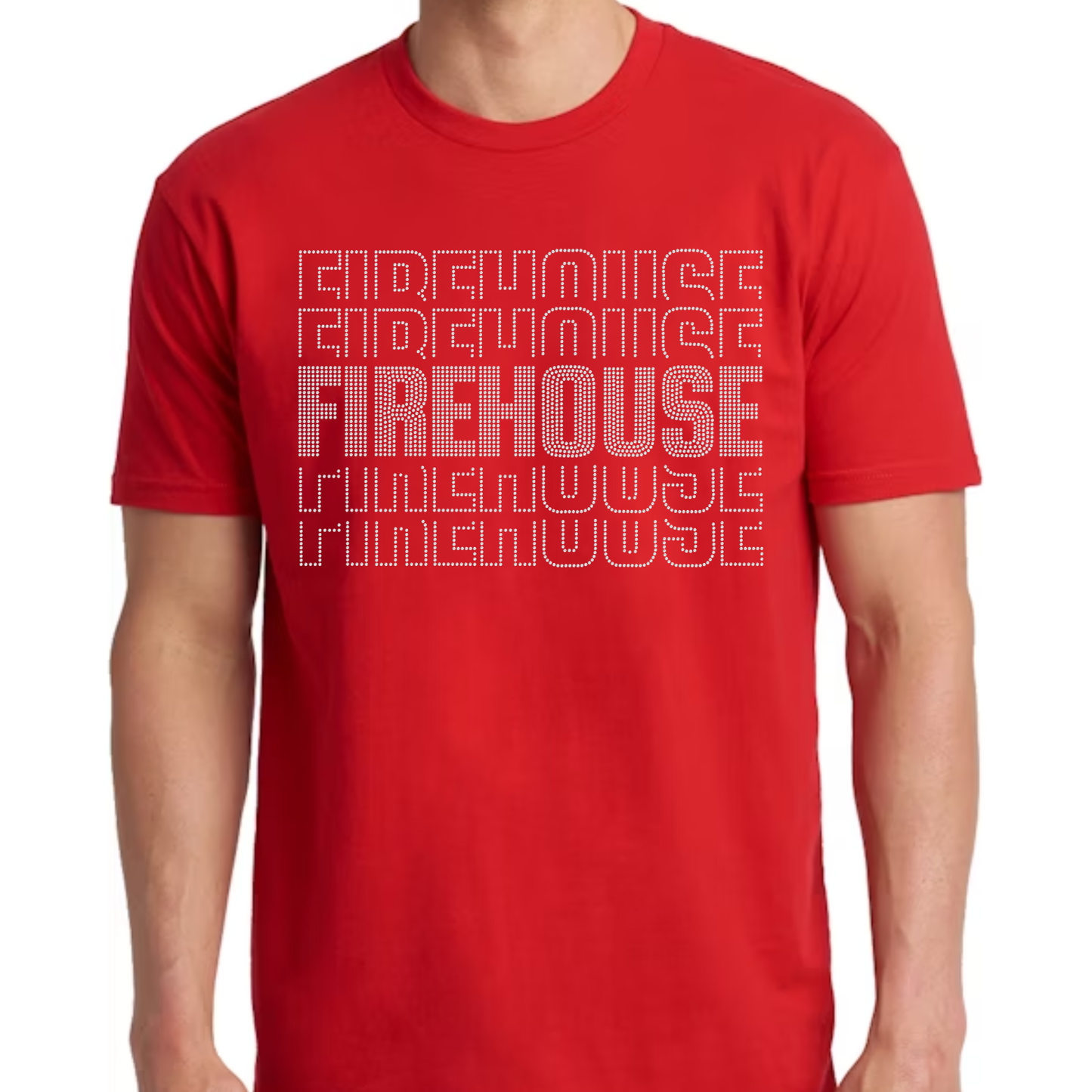 Stacked Firehouse Rhinestone - Crystal