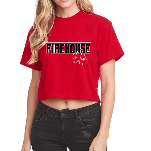 Cropped Women's T-Shirt Red